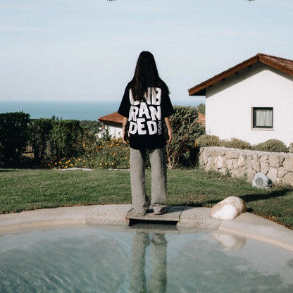 UN Mono Oversized Tee - Black