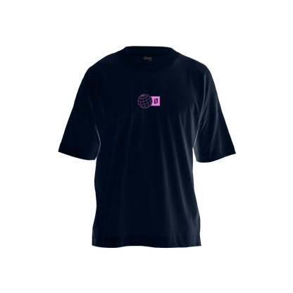 Oversized V2 T-Shirt Grey & Pink