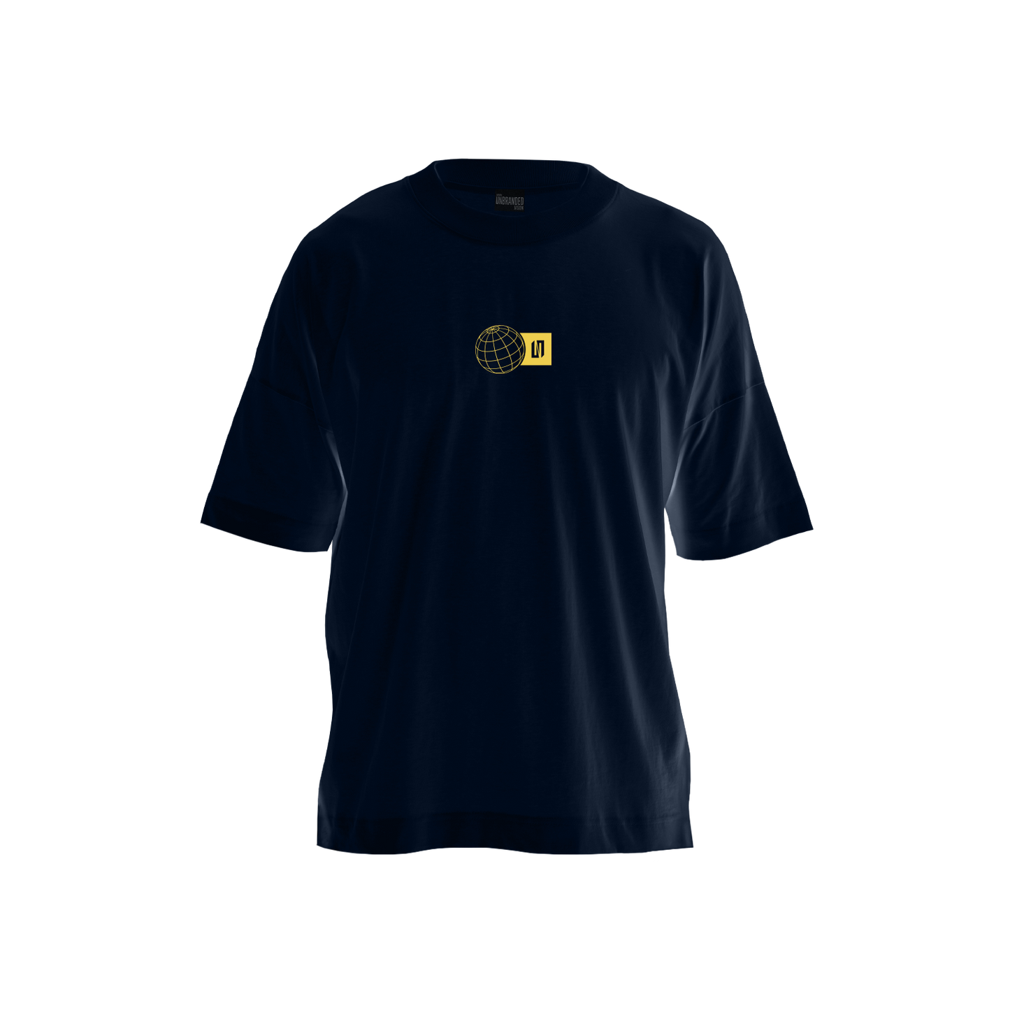 Oversized V2 T-Shirt Grey & Yellow