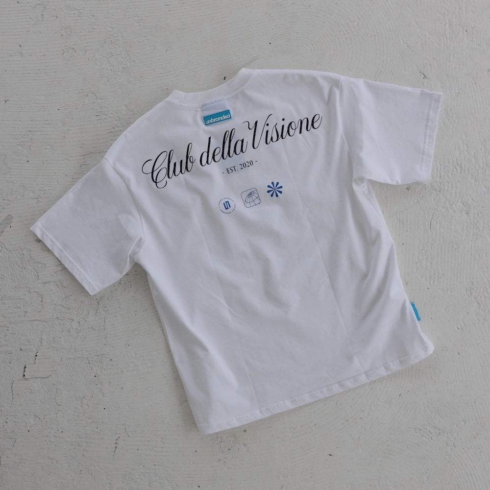 White & Blue Club Della Visione Tee