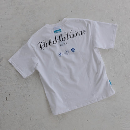 White & Blue Club Della Visione Tee