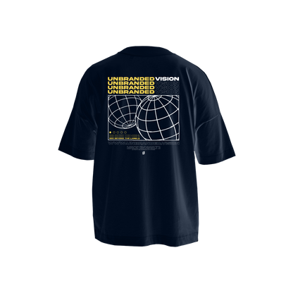 Oversized V2 T-Shirt Grey & Yellow