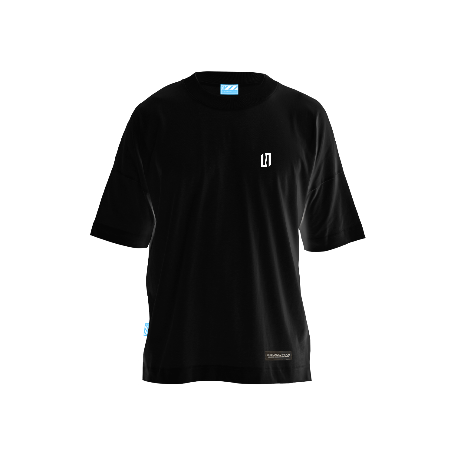 UN Mono Oversized Tee - Black - Unbranded Vision
