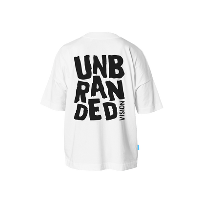 UN Mono Oversized Tee - White - Unbranded Vision