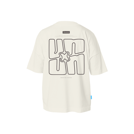 UNxUN Oversized Tee - Beige - Unbranded Vision